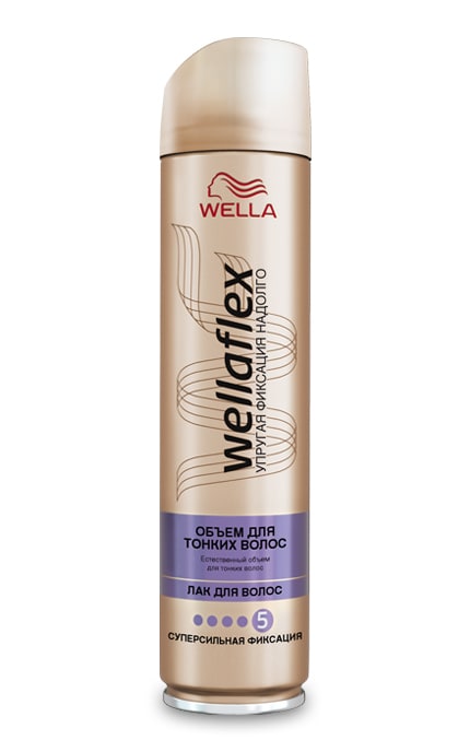 Лак для волос Wellaflex Для тонких волос Суперсильной Фиксации 250 мл