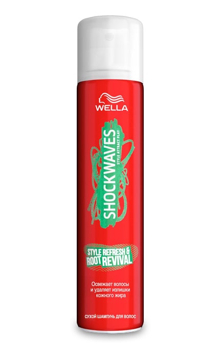 Сухой шампунь ShockWaves Wella Свежесть корней