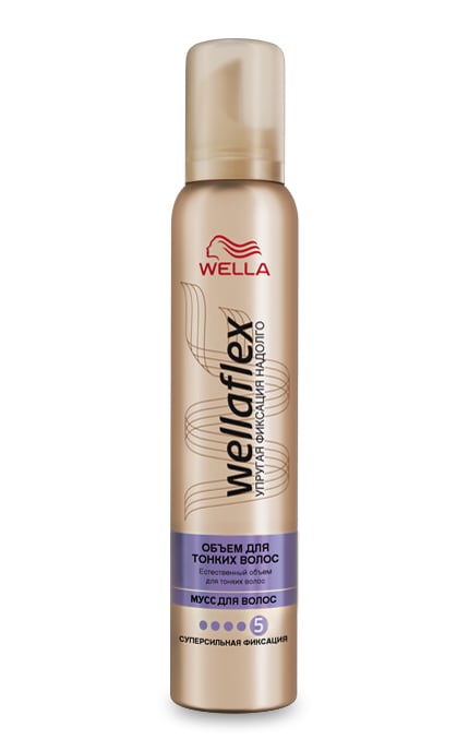 WELLAFLEX-Піна для волосся Wellaflex Об'єм для тонкого волосся-4056800888573
