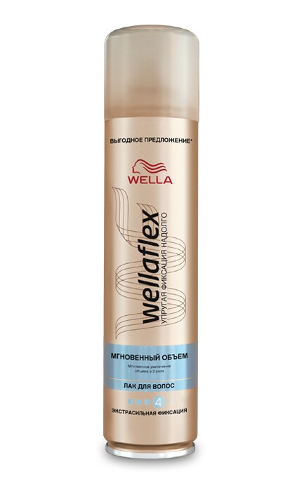 WELLAFLEX-Лак для волос Wellaflex Длительный объём-8699568529836