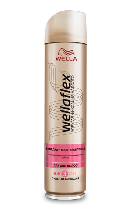 WELLAFLEX-Лак для волос Wellaflex Укладка и восстановление Сильной фиксации-4056800797226