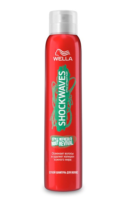 Сухой шампунь для волос Wella Shockwaves Свежесть корней