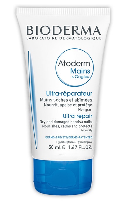 BIODERMA-Відновлюючий крем для рук та нігтів Bioderma Atoderm Mains-3401399372575