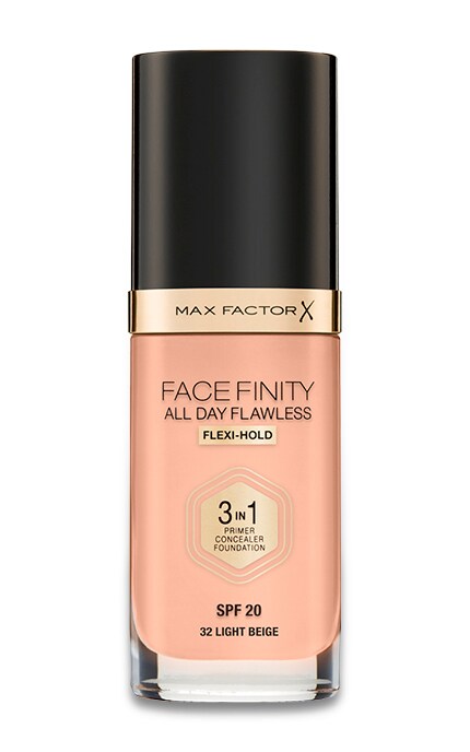 MAX FACTOR-MF FACEFINITY ALL DAY FLAWLESS 3-IN-1 основа тон. ( 32 ) Light Beige 30 мл-3614227923256