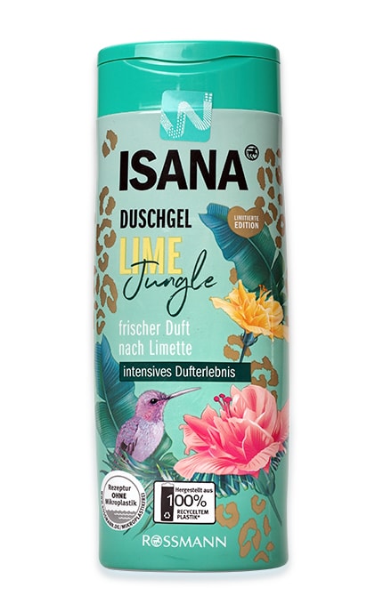 ISANA-Крем-гель для душу Isana Lime jungle Rossmann Лайм-4305615747705