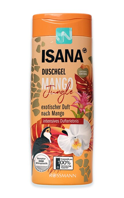 ISANA-Крем-гель для душа Isana Mango jungle Rossmann Манго-4305615747712