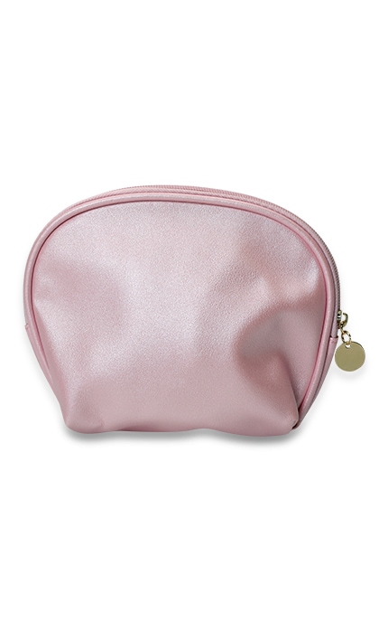 Косметичка розовая круглая Miine