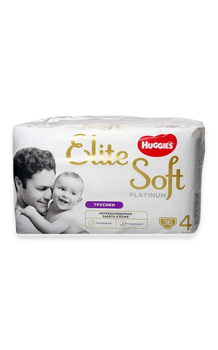 HUGGIES-Трусики-підгузники Huggies Elite Soft Platinum Mega (9-14 кг ), 36 шт.-5029053548197