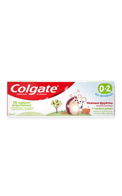 COLGATE-Дитяча зубна паста без фториду Colgate 0-2 Ніжні фрукти -6920354825538