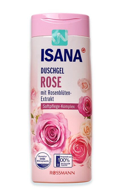 ISANA-Крем-гель для душа Isana Rose Rossmann Роза-4305615756943