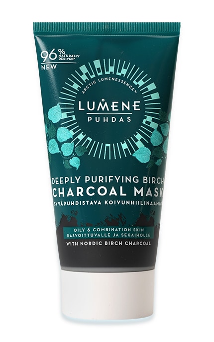 Маска с березовым углем для глубокой очистки Lumene Puhdas 75 мл