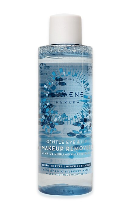 Нежное средство для снятия макияжа с глаз и губ Lumene Herkka Calm