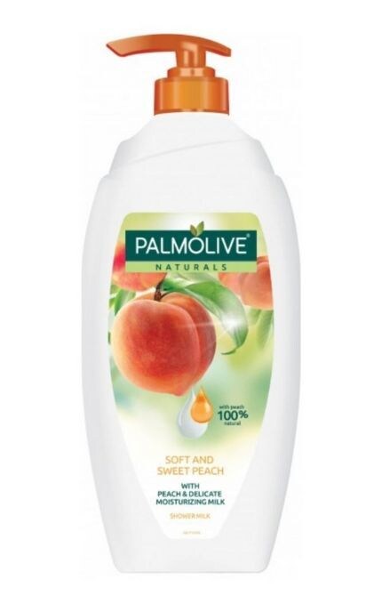 PALMOLIVE-Гель-крем для душу Palmolive Натурель М'який та Солодкий Персик, с дозатором, 750 мл-8693495052191