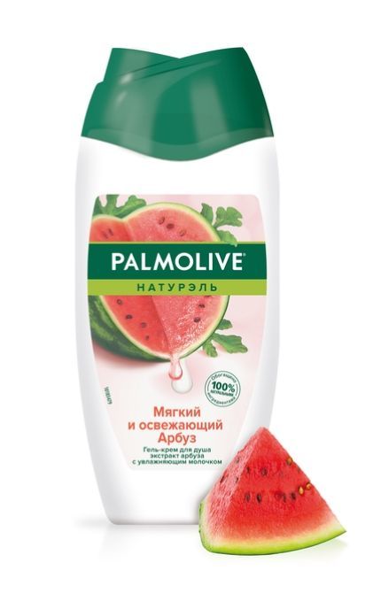PALMOLIVE-Гель-крем для душа Palmolive Мягкий и освежающий арбуз с экстрактом арбуза и увлажняющим молочком-8693495052580