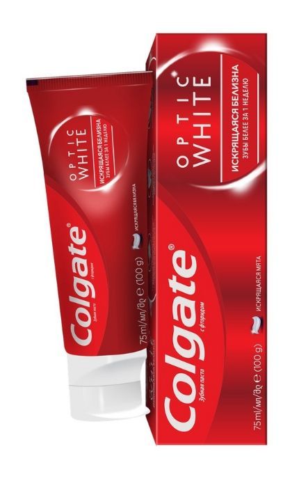 COLGATE-Отбеливающая зубная паста Colgate Optic White Искрящаяся белизна -6920354811869