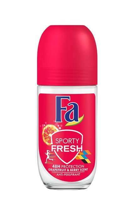 FA-Дезодорант роликовый Fa Sporty Fresh Грейпфрут и ягоды-4015100217780