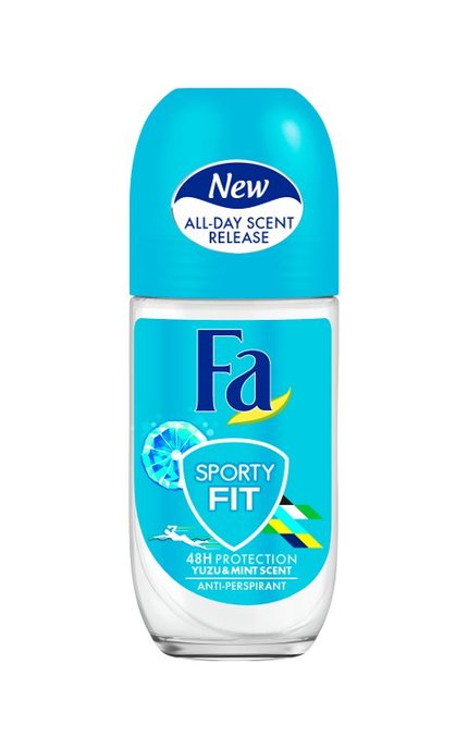 FA-Дезодорант роликовий Fa Sporty Fit з ароматом юзу і ментолу-4015100294958