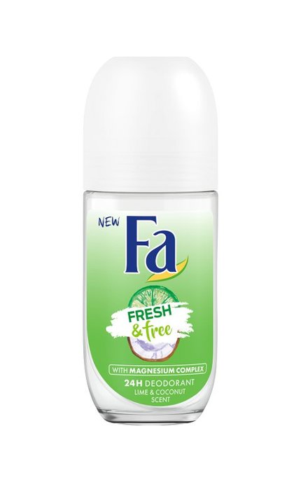 FA-Дезодорант-ролик Fa Fresh&Free Лайм-кокос з магній комплексом-9000101250909