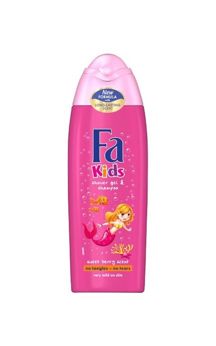 FA-Гель для душа и шампунь Fa Kids для девочек-5410091730925