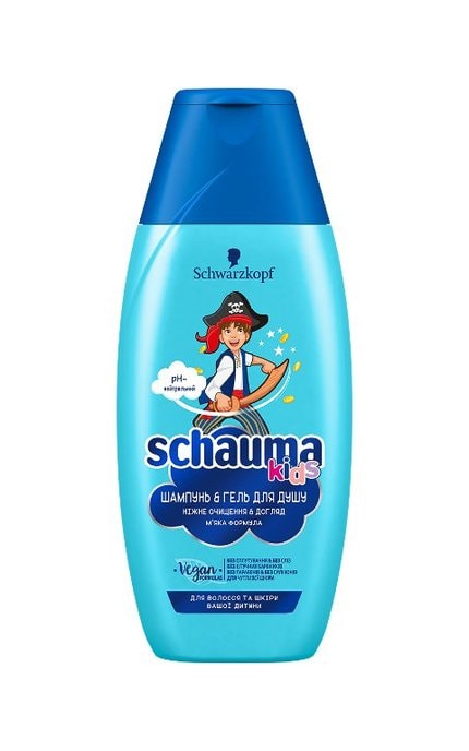 SCHAUMA-Гель-шампунь детский Schauma для мальчиков -4015000914161