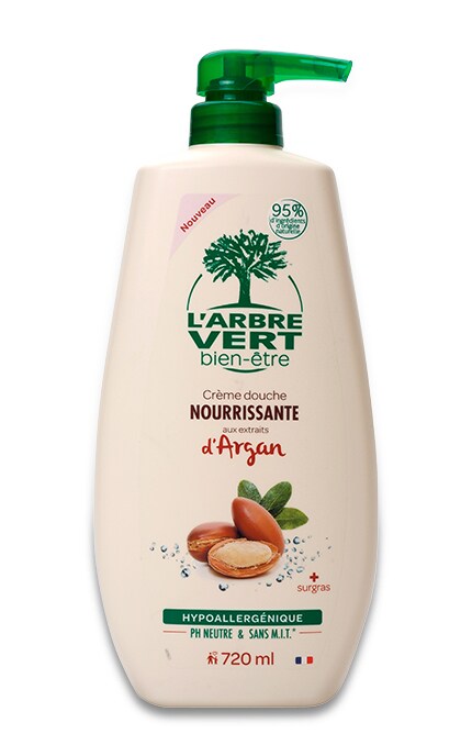 LARBRE VERT-Крем-гель для душа L'Arbre Vert питательный с экстрактом арганы-3450601032257