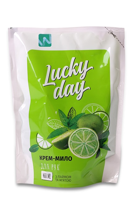 Крем-мыло Lucky Day для рук с лаймом и мятой жидкое