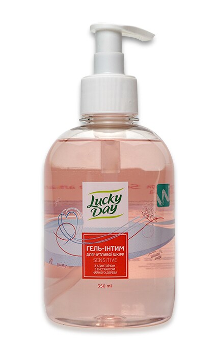 LUCKY DAY-Гель для інтимної гігієни Lucky Day Sensitive Для чутливої шкіри-4820074622979