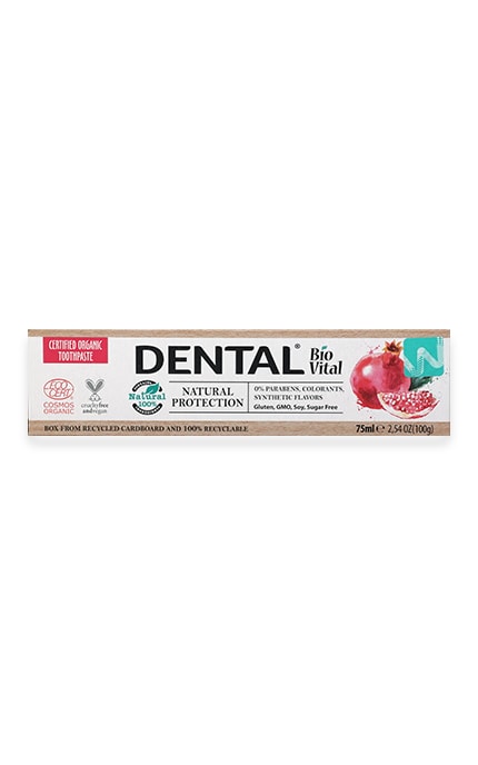 DENTAL BIO VITAL-Зубна паста Dental Bio Vital Natural Protection Гранат-3800038930341