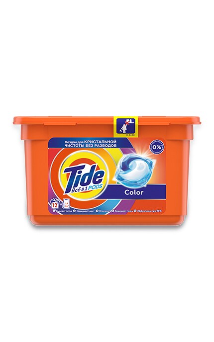 TIDE-Капсули для прання Tide Все-в-1 Color, 12 шт.-8001090758231