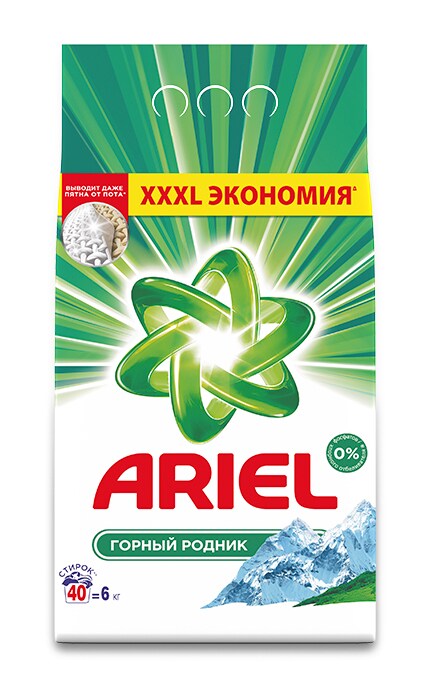 ARIEL-Пральний порошок Ariel Гірське джерело 6 кг Автомат-5413149836433