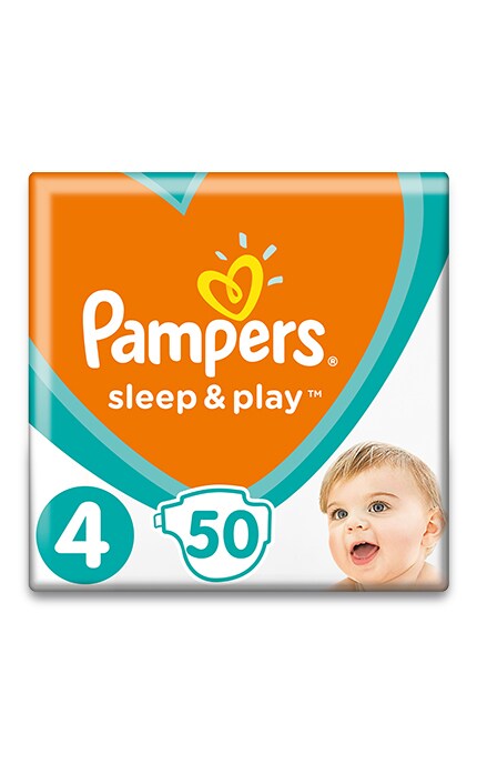 PAMPERS SLEEP & PLAY-Підгузки Pampers Sleep & Play Размер 4 (Maxi) 9-14 кг, 50 шт-8001090669056
