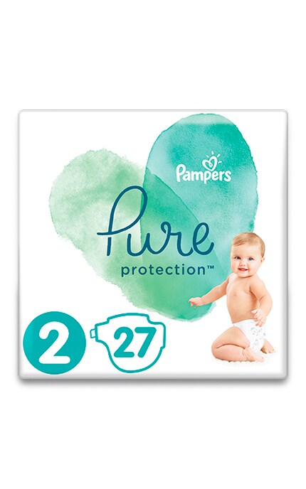 Pampers Pure Protection-Подгузники Pampers Pure Protection Mini (4-8 кг), 27 шт-8001841023205