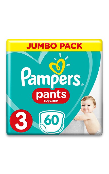 PAMPERS PANTS-Підгузки-трусики Pampers Pants Розмір 3 (Maxi) 6-11 кг, 60 підгузків-4015400682882