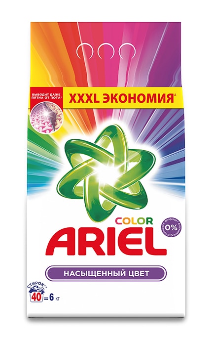 ARIEL-Стиральный порошок Ariel Color 6 кг Автомат-5413149273122