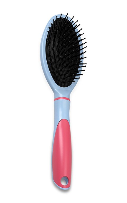 Расческа массажная Miine Голубовато-розовая 1 шт