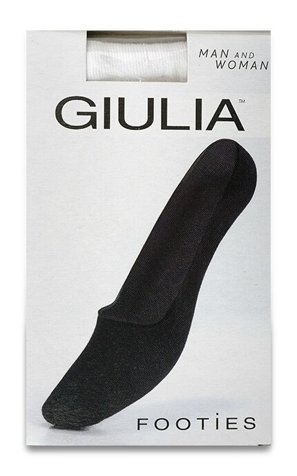 GIULIA-Следки унисекс Giulia Footies Classic Man and Woman Белые Размер 29-31-4820040248868