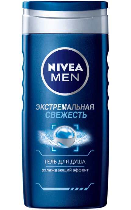 NIVEA-Мужской гель для душа 2в1 для тела и волос Nivea Men Экстремальная свежесть с охлаждающим эффектом-4005808196739