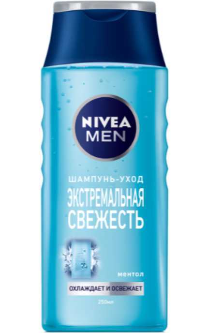 NIVEA-Шампунь для чоловіків Nivea Men Екстремальна свіжість з ментолом-4005808814084