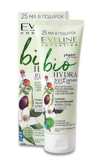 EVELINE-Дневной глубоко увлажняющий крем-гель Eveline Cosmetics Bio Hydra -5903416000334