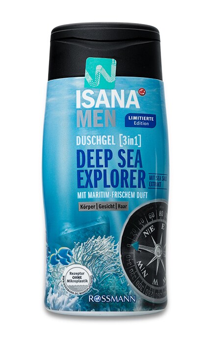 ISANA MEN-Гель для душа для мужчин Isana Men Deep Sea Explorer-4305615834689