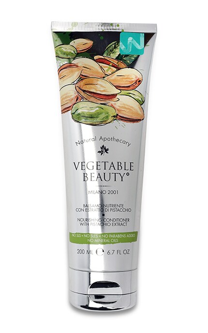 VEGETABLE BEAUTY-Бальзам питательный Vegetable Beauty Pistachio С экстрактом фисташки Для сухих и поврежденных волос-8032568302748