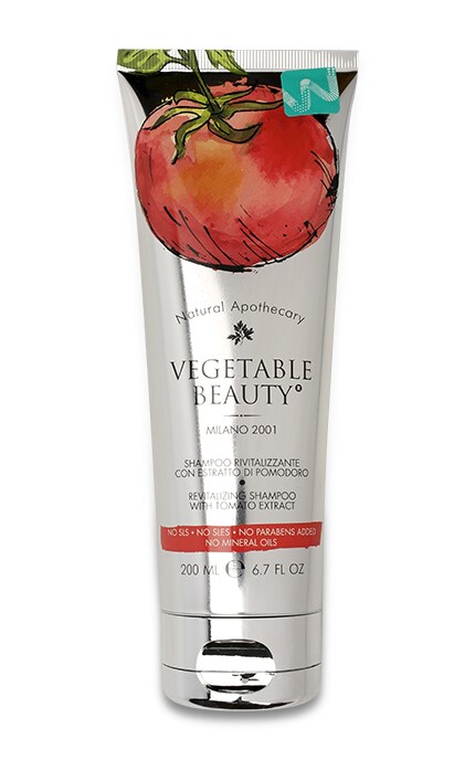 VEGETABLE BEAUTY-Шампунь восстанавливающий Vegetable Beauty С экстрактом томата Для тонких и ослабленных волос-8032568302076