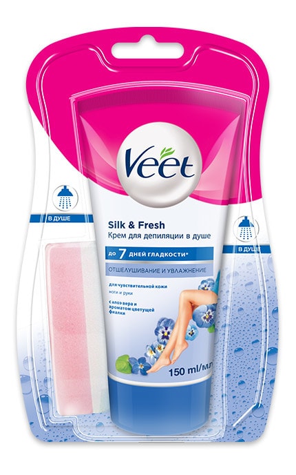 Крем для депиляции в душе Veet для чувствительной кожи 150 мл