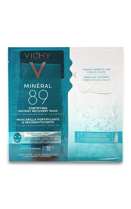 VICHY-Експрес-маска на тканинній основі з мікроводоростей Vichy Mineral 89 Fortifying Recovery Mask 29 мл-3337875693875
