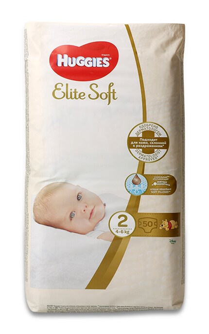 HUGGIES-Подгузники Huggies Elite Soft, размер 2 (4-7 кг)-5029053547978