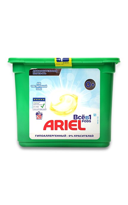 ARIEL-Капсули для прання Ariel All in 1 Pods для чутливої шкіри-8001841610047