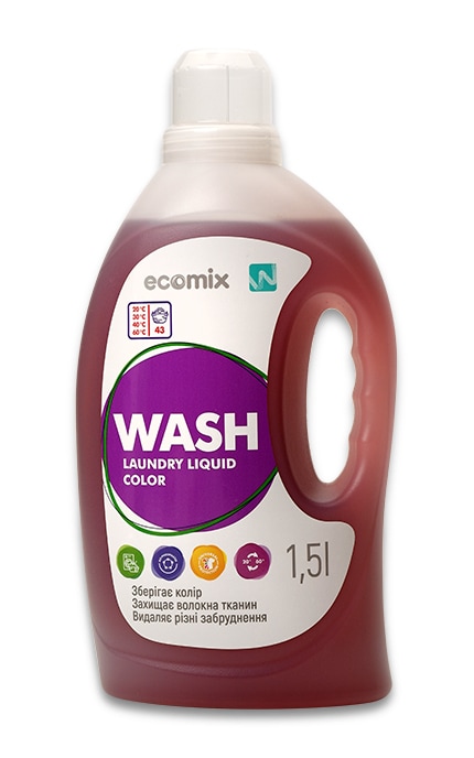 Средство для стирки Ecomix Color 1,5л
