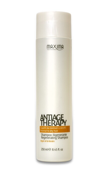 MAXIMA-Шампунь Maxima Professional Antiage Therapy Regenerating Shampoo Argan Oil & Keratin Восстановление С аргановым маслом-8030778701825