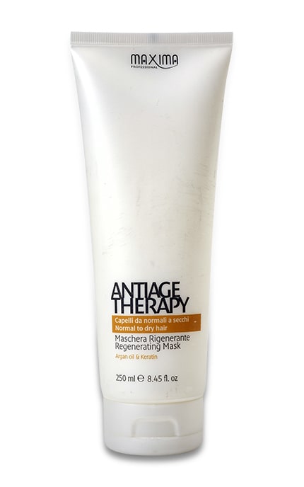 MAXIMA-Маска для волосся Maxima Professional Antiage Therapy Regenerating Shampoo Argan Oil & Keratin-8030778701924