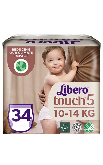 LIBERO TOUCH-Подгузники-трусики Libero Touch Pants, 10-14 кг, размер 5, 34 шт.-7322541092003